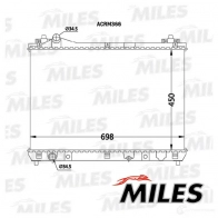 Радиатор охлаждения двигателя MILES ACRM366 5R8B G0 1436966053 - Изображение 3
