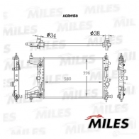 Радиатор охлаждения двигателя MILES 1420675027 3A HSZPE ACRM159