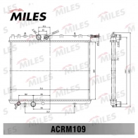 Радиатор охлаждения двигателя MILES VG167O C ACRM109 Peugeot 206