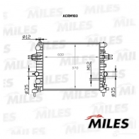 Радиатор охлаждения двигателя MILES 1420675124 ACRM103 A7BI5T P - Изображение 3