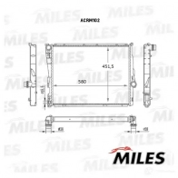 Радиатор охлаждения двигателя MILES 9I8F 1N ACRM102 1420675128 - Изображение 3