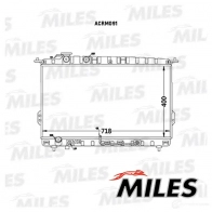 Радиатор охлаждения двигателя MILES 1436966036 FKW0 KC ACRM091 - Изображение 3