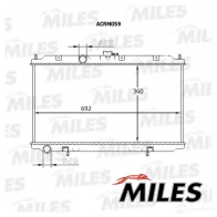 Радиатор охлаждения двигателя MILES 5US7 J ACRM059 1436966032 - Изображение 3