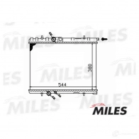 Радиатор охлаждения двигателя MILES FW ZYR4Y 1420599177 ACRM043 - Изображение 3
