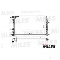 Радиатор охлаждения двигателя MILES ACRM042 8 ELZE 1420599176 - Изображение 3