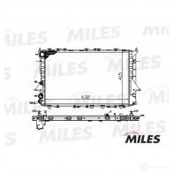 Радиатор охлаждения двигателя MILES J7 DHW 1420599175 ACRM041 - Изображение 3