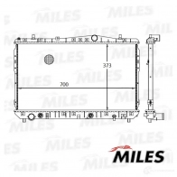 Радиатор охлаждения двигателя MILES WA48RZ D ACRM030 1420605167 - Изображение 3