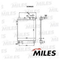 Радиатор охлаждения двигателя MILES WRRY4 K 1436966027 ACRM025 - Изображение 3