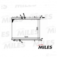 Радиатор охлаждения двигателя MILES ACRM010 1420599146 1F FR1UR - Изображение 3