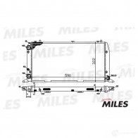 Радиатор охлаждения двигателя MILES JW7C 6CK ACRM012 1420599147 - Изображение 3