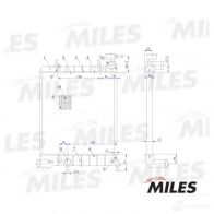 Радиатор охлаждения двигателя MILES ACRM007 VTMYC2 W 1420599144 - Изображение 3