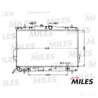 Радиатор охлаждения двигателя MILES ZU YUM 1420599109 ACRB362 - Изображение 3