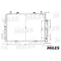 Радиатор охлаждения двигателя MILES JMX32 PA 1420599081 ACRB345 - Изображение 3