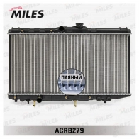 Радиатор охлаждения двигателя MILES 1438141285 W1R9M V ACRB279
