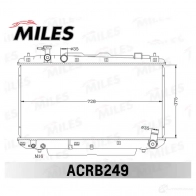 Радиатор охлаждения двигателя MILES 36XG C 1436965976 ACRB249