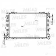 Радиатор охлаждения двигателя MILES PSKG 4 ACRB156 1420599012 - Изображение 3