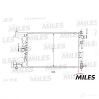 Радиатор охлаждения двигателя MILES ACRB111 1420598972 YPW 20CK - Изображение 3