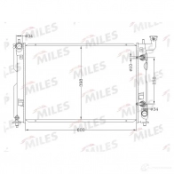 Радиатор охлаждения двигателя MILES 4UUNG U ACRB093 1436965960 - Изображение 3