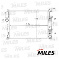 Радиатор охлаждения двигателя MILES 1420598942 29LO9 F ACRB092 - Изображение 3