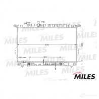 Радиатор охлаждения двигателя MILES WWYW82 A 1420598937 ACRB091 - Изображение 3