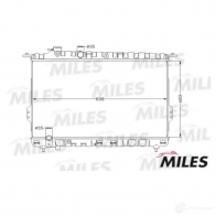Радиатор охлаждения двигателя MILES 1420598914 X5 154S ACRB073 - Изображение 3