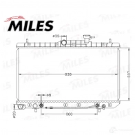 Радиатор охлаждения двигателя MILES QO1KL5 Y ACRB066 1436965959 - Изображение 3