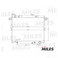Радиатор охлаждения двигателя MILES ACRB061 1420598899 AAZY7Y U - Изображение 3