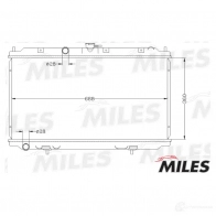 Радиатор охлаждения двигателя MILES AXII GAG 1420598898 ACRB059 - Изображение 3