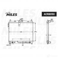 Радиатор охлаждения двигателя MILES 2N 7E4 ACRB050 1420598887 - Изображение 3
