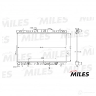Радиатор охлаждения двигателя MILES 2TRFN B 1420598877 ACRB039 - Изображение 3