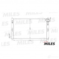 Радиатор охлаждения двигателя MILES 1420598872 QA TBI ACRB035 - Изображение 3