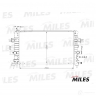 Радиатор охлаждения двигателя MILES ACRB031 1420676310 LER 1T - Изображение 3