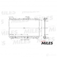 Радиатор охлаждения двигателя MILES 1420598870 ACRB030 1CDZ KZB - Изображение 3