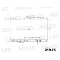 Радиатор охлаждения двигателя MILES FE JH5 1420598856 ACRB018 - Изображение 3