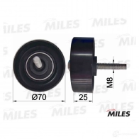Паразитный ролик приводного ремня MILES AG03059 1420599295 AT TKT - Изображение 2