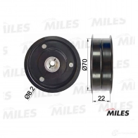 Паразитный ролик приводного ремня MILES ABGI T AG03031 Mercedes C-Class (W204) 3 Седан 3.0 C 300 (2054) 231 л.с. 2009 – 2014