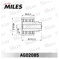 Паразитный ролик ремня ГРМ MILES 1420599997 EZ5 ZS AG02085 - Изображение 2