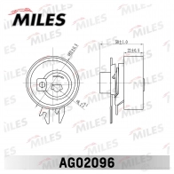 Натяжной ролик ГРМ MILES AG02096 1420599811 N1PYLF 0 - Изображение 2