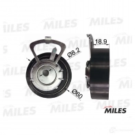 Натяжной ролик ГРМ MILES AG02051 1420599100 W5E 9ZEJ - Изображение 2
