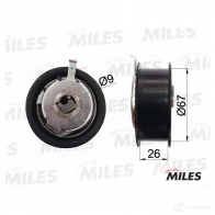 Натяжной ролик ГРМ MILES HZ 2KT AG02044 1420599806 - Изображение 2