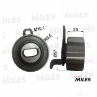 Натяжной ролик ГРМ MILES 59 FAD AG02023 1420599048 - Изображение 2