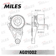 Натяжной ролик ГРМ MILES AG01002 1420633423 BPH2E 5 - Изображение 2