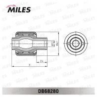Сайлентблок MILES DB68280 1420601605 99 WLG9Y - Изображение 3