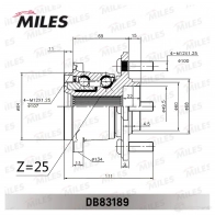 Ступица колеса MILES 43D HDHK DB83189 1436967203 - Изображение 3