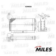 Радиатор печки, теплообменник MILES 1420626887 07T JD ACHM028 - Изображение 3