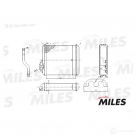 Радиатор печки, теплообменник MILES 1420598829 OL JQH ACHM012 - Изображение 3