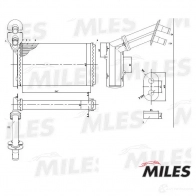 Радиатор печки, теплообменник MILES ACHM008 1420598825 LQ EUMSM - Изображение 3