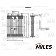 Радиатор печки, теплообменник MILES 1420598811 ACHB020 YZIC GO - Изображение 3