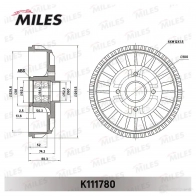 Тормозной барабан MILES 1438141460 K111780 SNWG C - Изображение 3