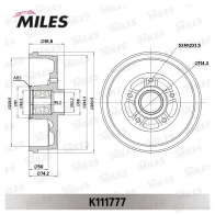Тормозной барабан MILES 1438141458 K111777 1CVKT CL - Изображение 3